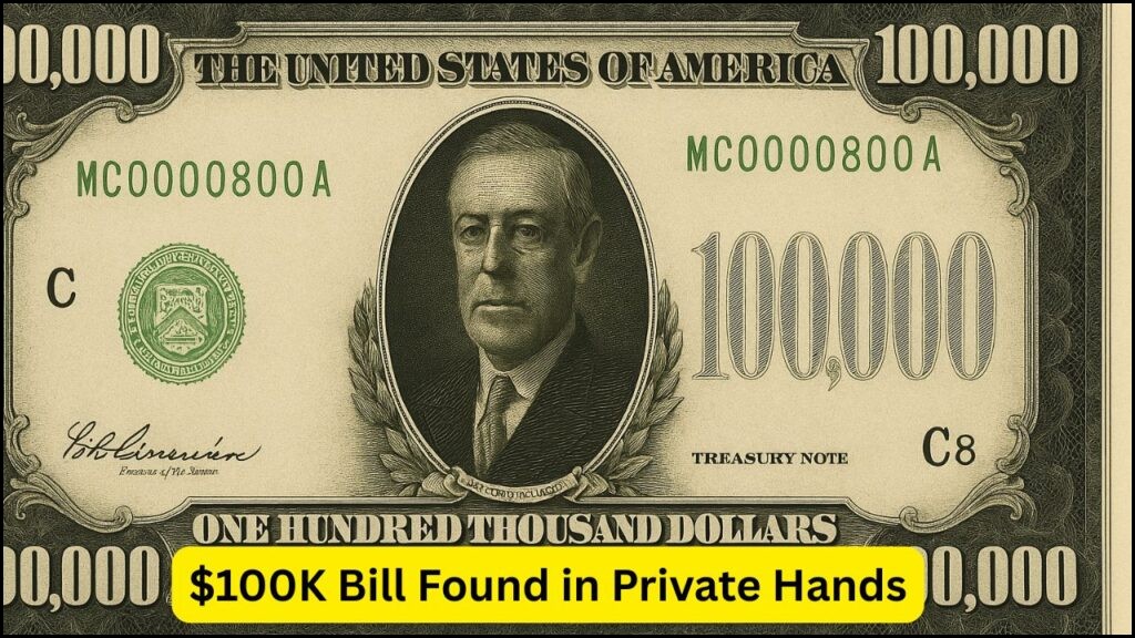 $100000 Treasury Note