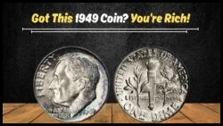 1949 Roosevelt Dime With Full Bands Can Fetch Over $8,000 – Check Yours Now!