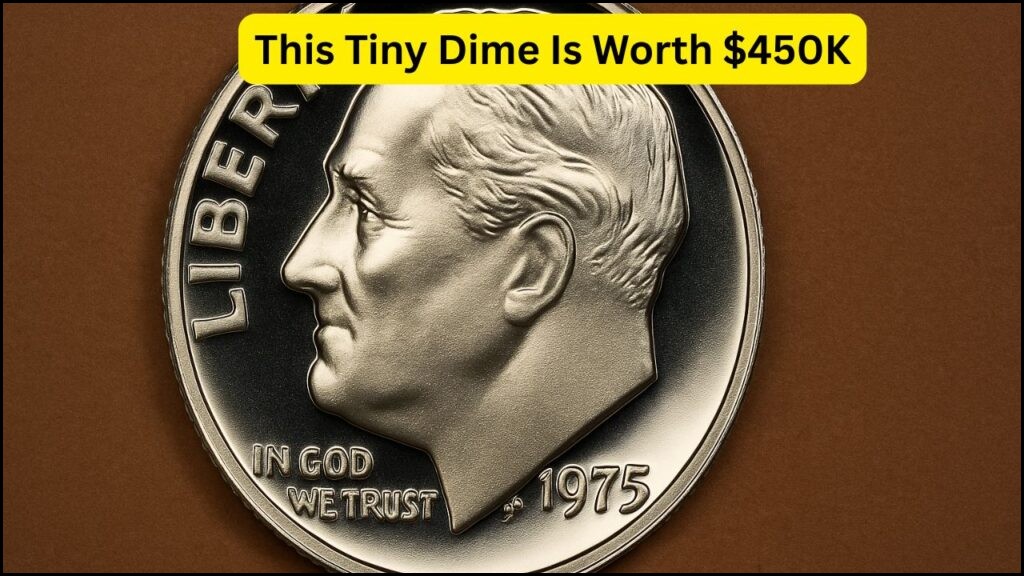 1975 No S Proof Roosevelt Dime