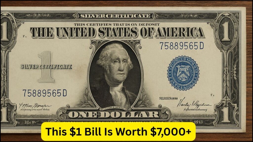 Rare $1 Blue Seal Silver Certificate Note