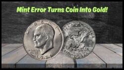 Rare 1971 Eisenhower Dollar Struck on Nickel Planchet Sells for $9,500