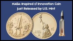 U.S. Mint Announces New $1 Innovation Coin Honoring NASA’s Johnson Space Center – Social Media Goes Crazy!